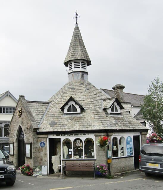 Chagford Market House on Dartmoor