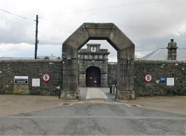 Gateway to Dartmoor Prison at Princetown