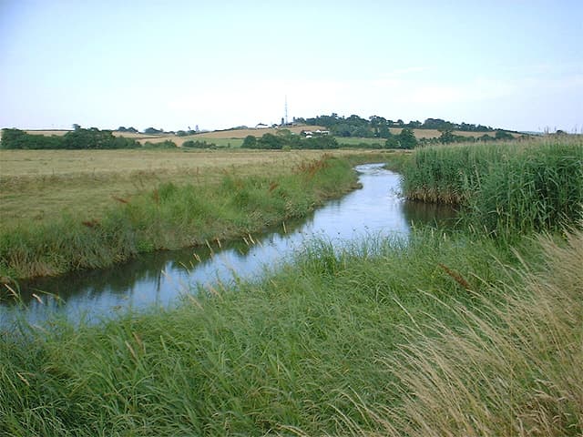 River Clyst near Topsham, close to Darts Farm