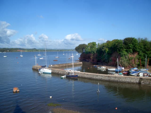 Lympstone Harbour from Peters Tower