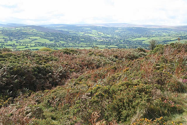 Cranbrook Castle Iron Age hillfort near Moretonhampstead