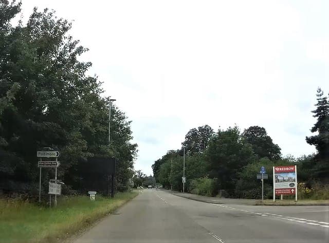 Junction near Pinhoe, Exeter