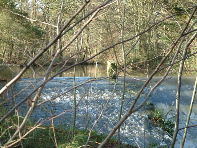 Weir in Stover Country Park