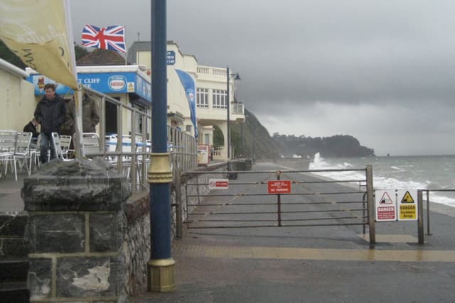 Teign Corinthian Yacht Club, Teignmouth seafront