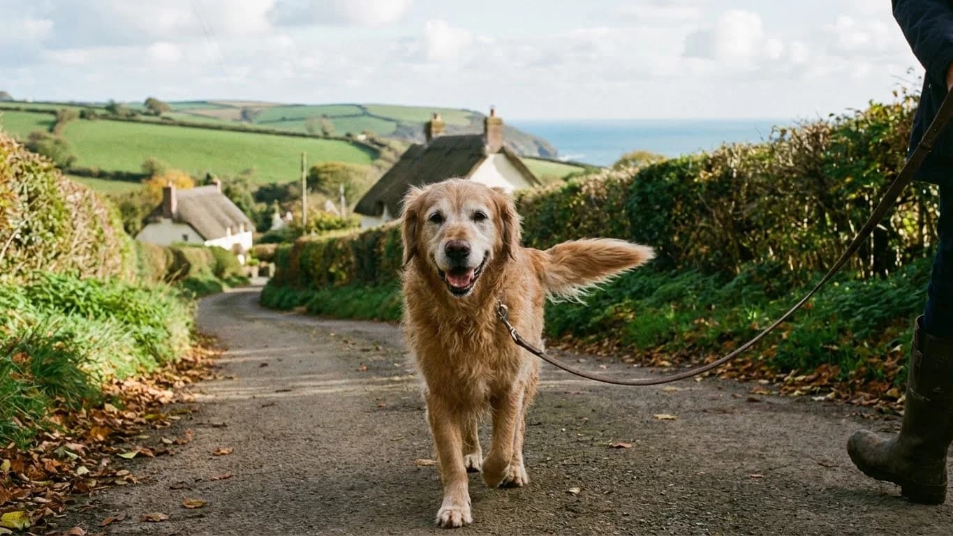 Senior pups deserve all the gentle walks and extra sniff time in the world.