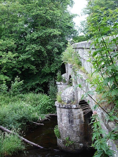 Steps Bridge over the River Teign
