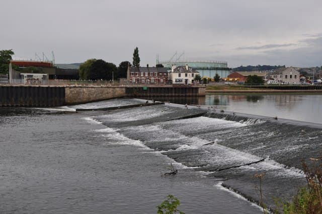 The River Exe at Trew's Weir, Exeter